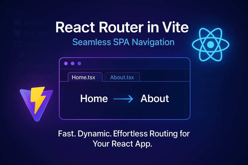 React Router in Vite setup